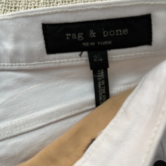 NWOT RAG & BONE JEAN | White Skinny Jeans | 24 - Picture 4 of 8